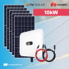 10 kWp TW Solar 550W + Huawei 3-phased Fotovoltaic System On-Grid